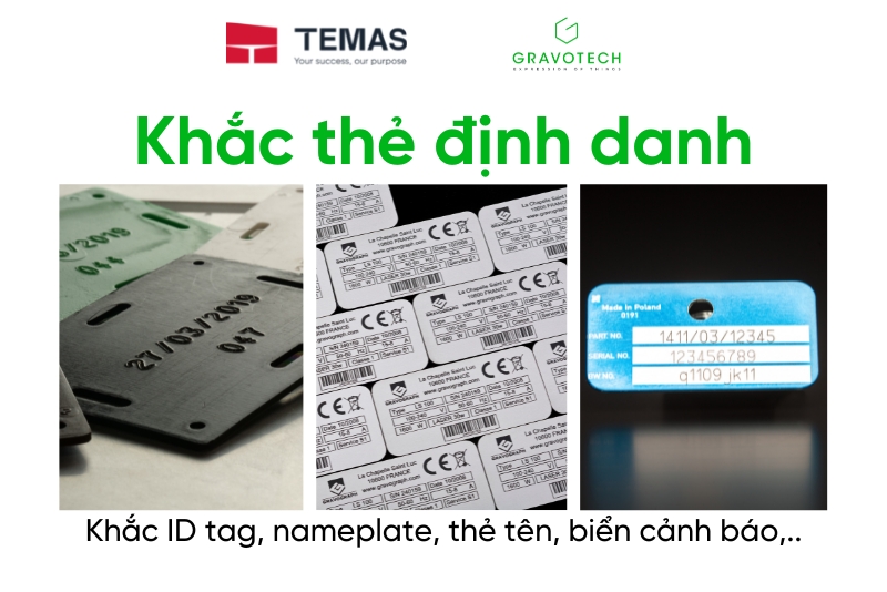 Khắc Thẻ Định Danh, ID Tag, Nameplate,...